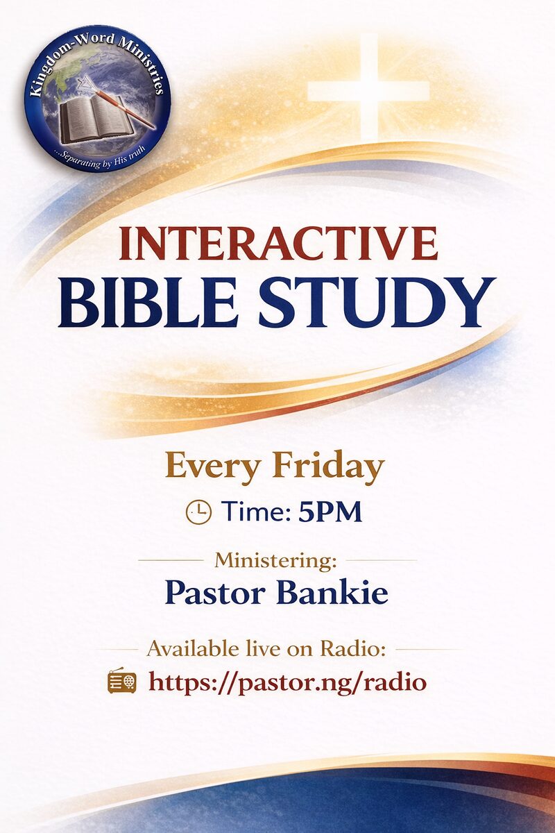 INTERACTIVE BIBLE STUDY