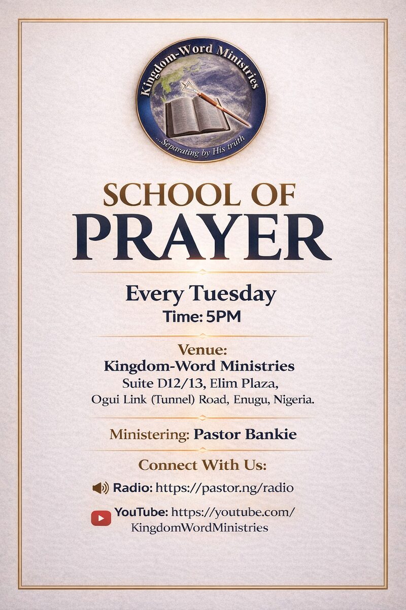 SCHOOL OF PRAYER